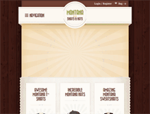 Tablet Screenshot of montanashirtsandhats.com